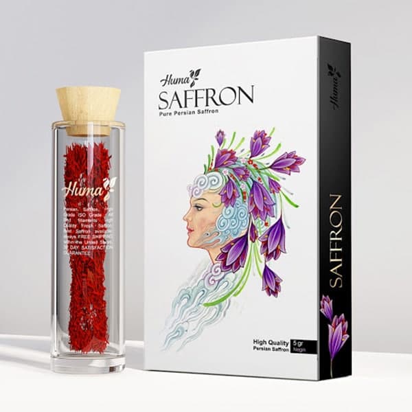 Packaging per zafferano dalla grafica impattante