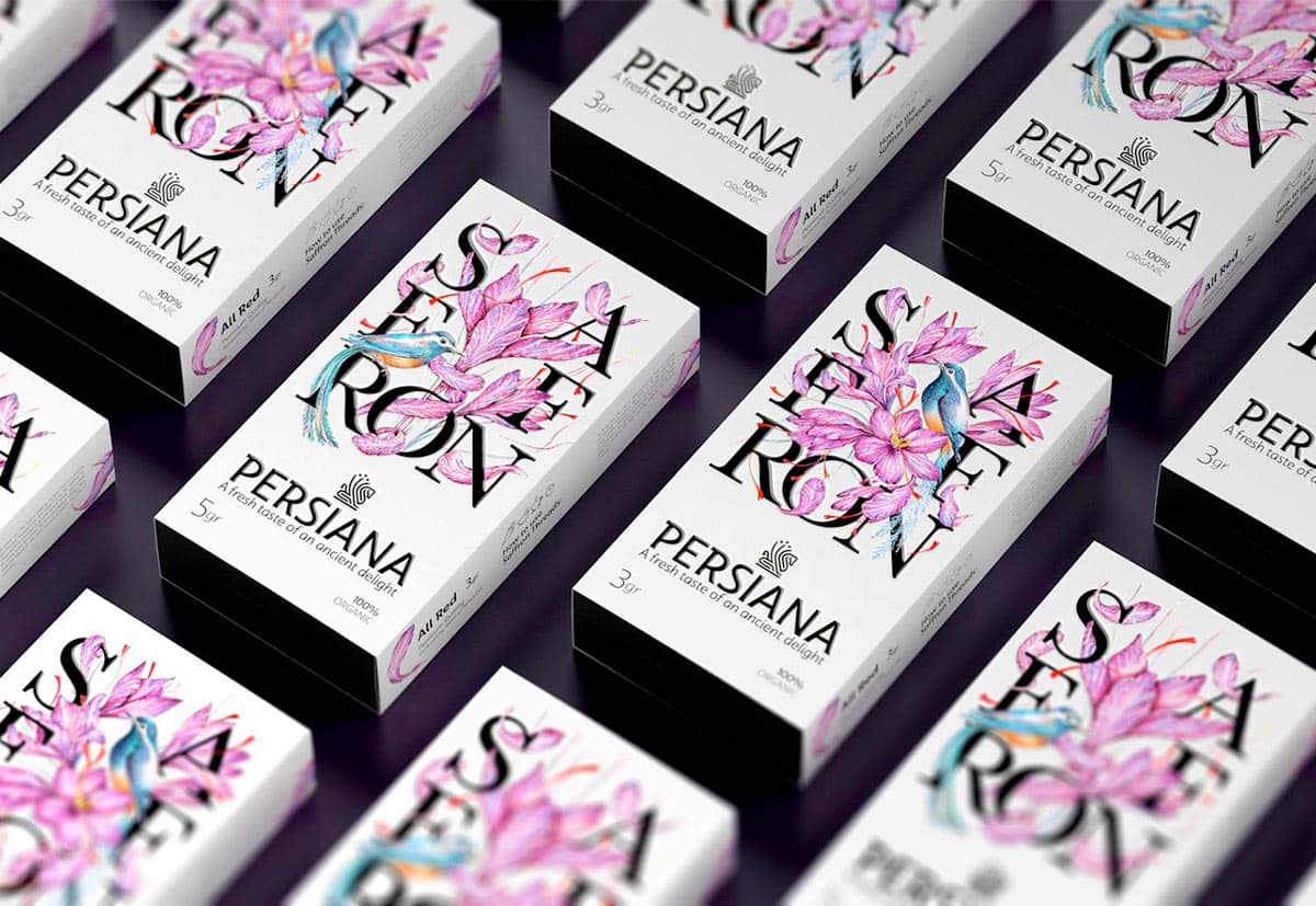 persiana zafferana packaging design lusso