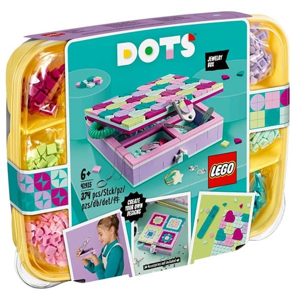 Lego branded jewelry box with a sleeve