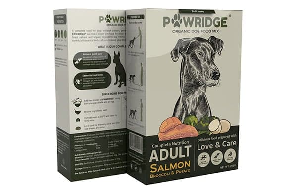Scatola astuccio per cibo secco per cani