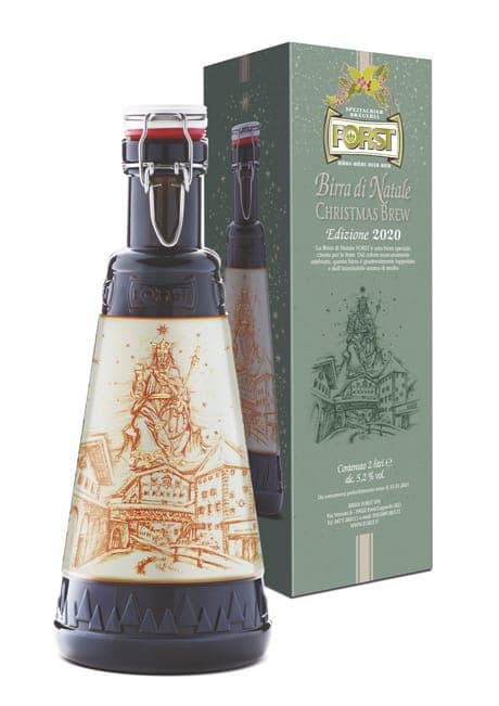 Astuccio fondo automatico verde per bottiglia di birra