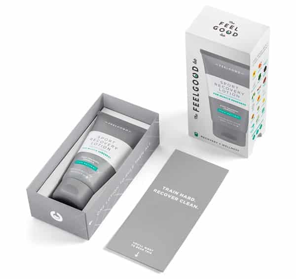 Bottom and lid box for wellness lotion