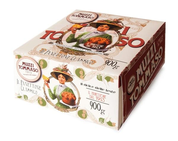 Scatola lineare artistica per panettone