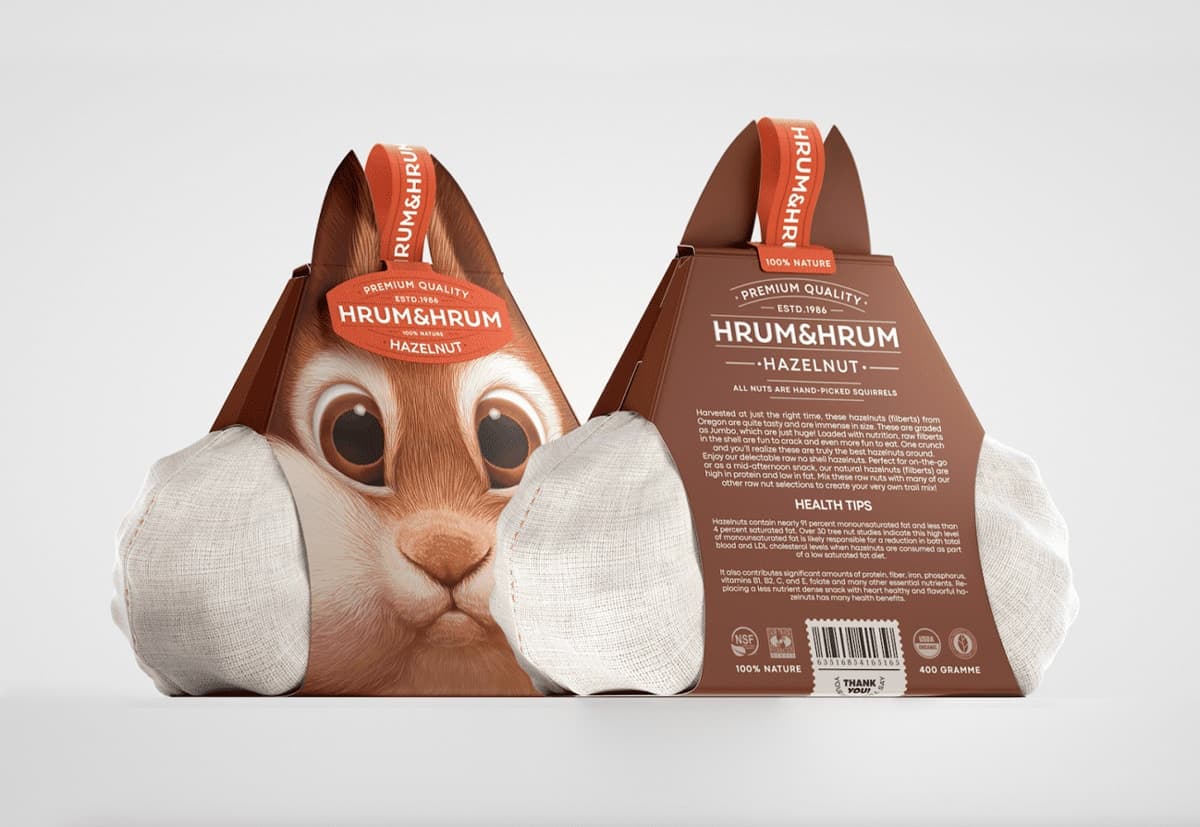 fascetta con manico per noci packvertising