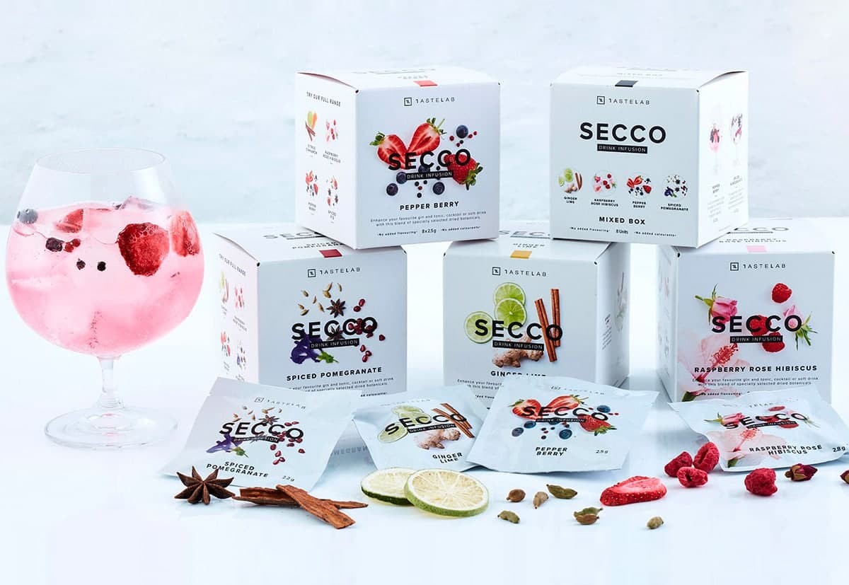 secco drink infusione scatola cubo