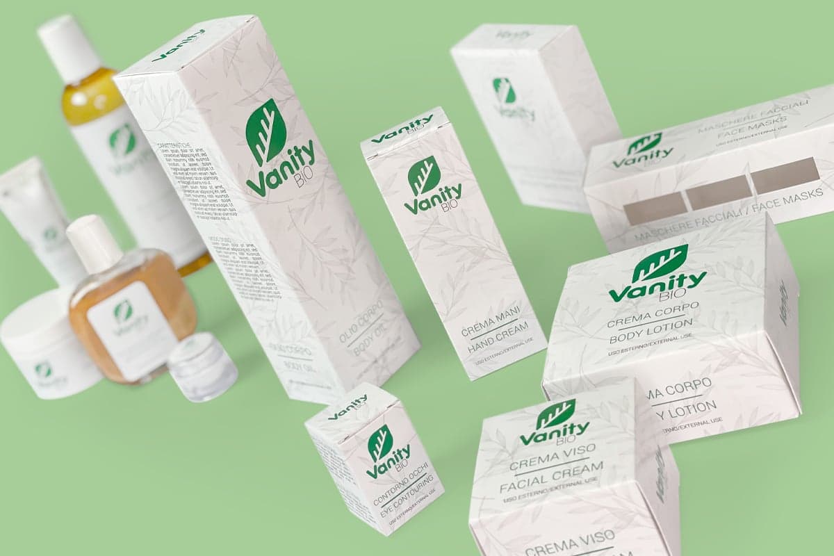 astuccio lineare modello per prodotti cosmetici