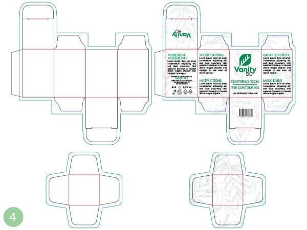 Dielines Eye Contour Box