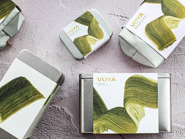 Skin routine kit with fancy sleeve