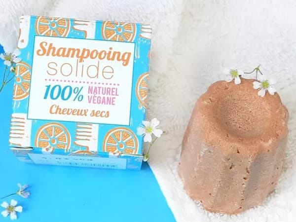 Tuck end box for vegan solid shampoo