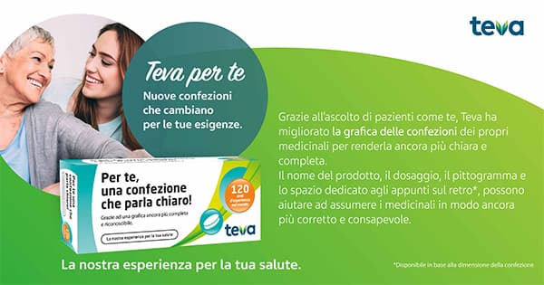 La campagna Teva per te sui media online e offline