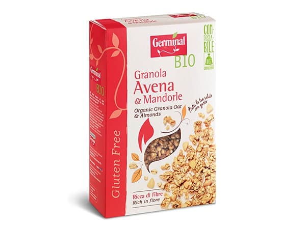 Sustainable packaging for granola