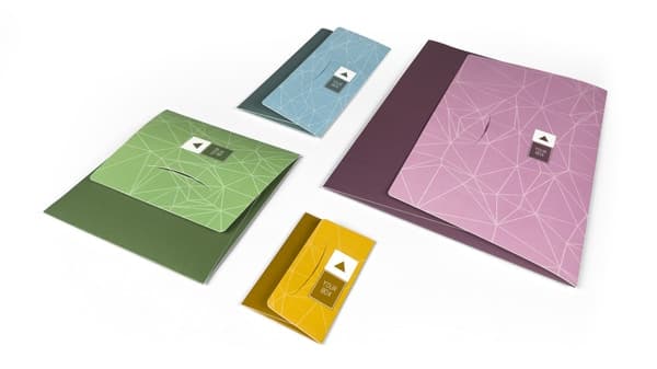 Vari formati di busta piatta