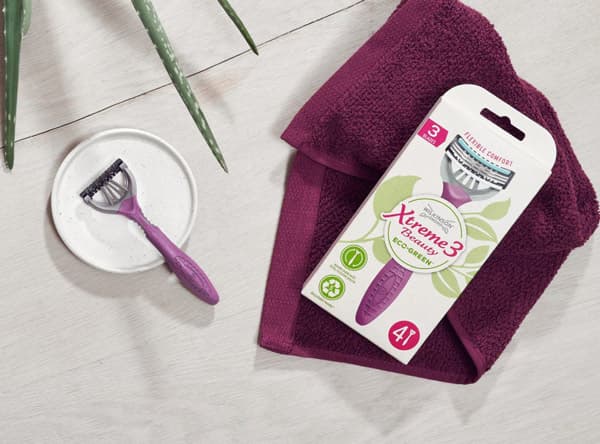 Environmental labelling for razors by Wilkinson