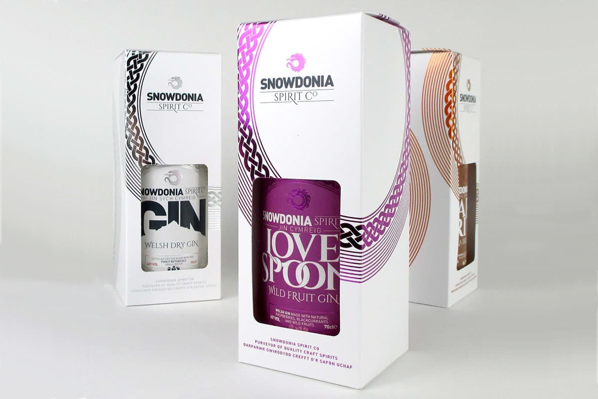 snowdonia gin set scatole deluxe con soffietto