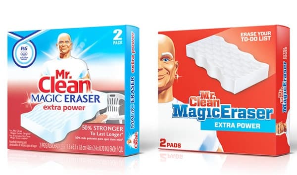 A/B testing for magic eraser packaging