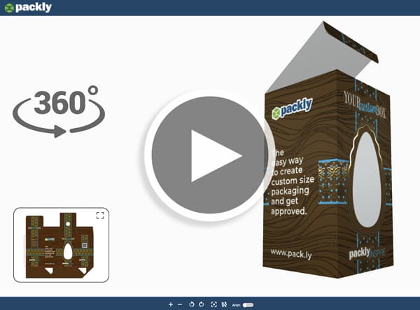 Anteprima 3D scatola uovo di Pasqua