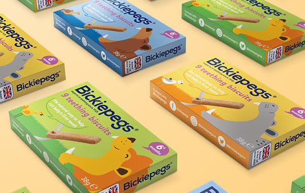 Packaging for teething biscuits