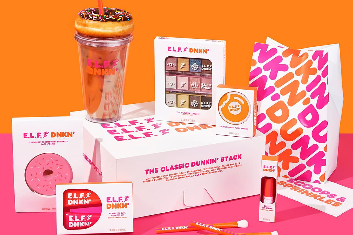 Drop copllection elf cosmetics for dunkindonats
