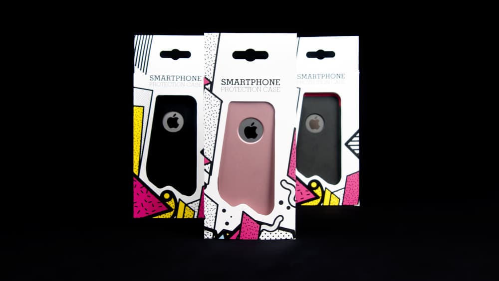 phone case custom packaging design