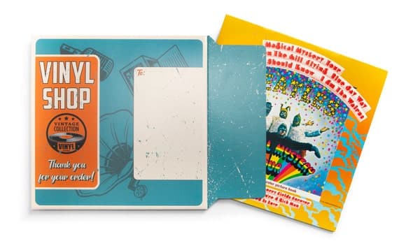 Busta per spedizione per negozio di vinili