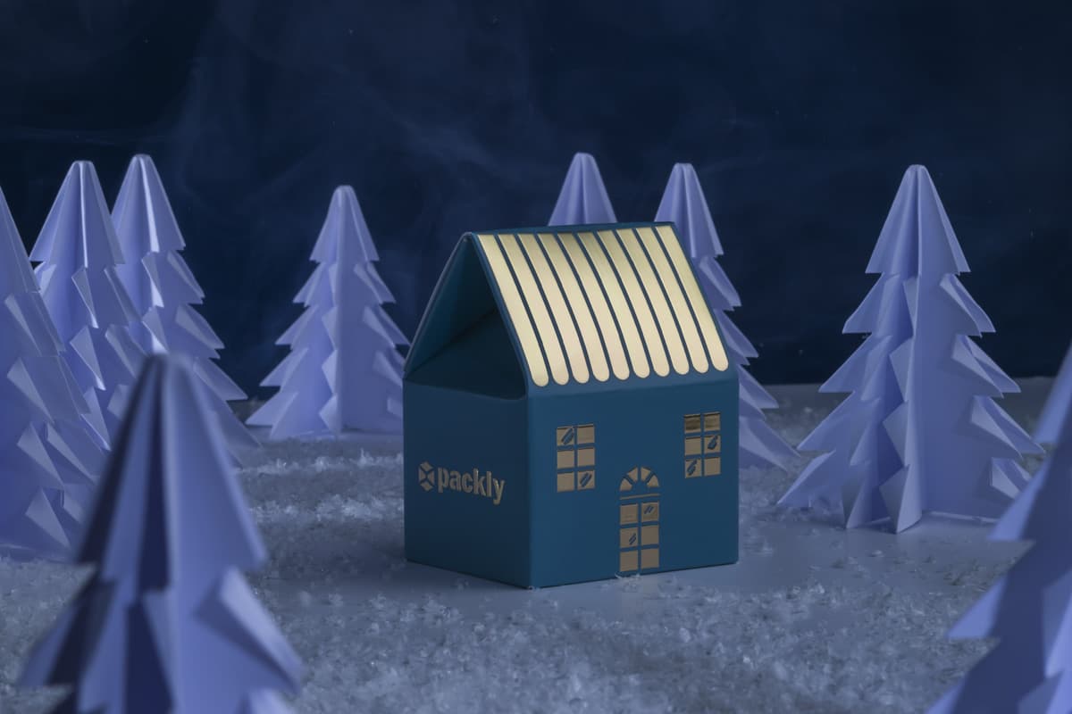 Gable top box by Packly