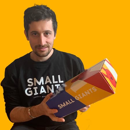 Small Giants: packaging per farina d'insetti