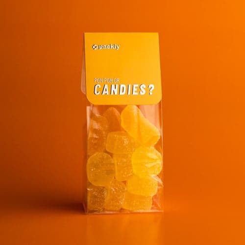 Cavallotto giallo Gen Z per caramelle