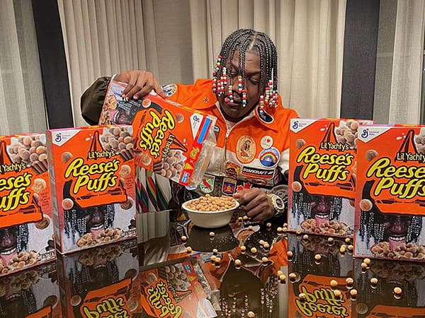 Il rapper Lil Yachty sul packaging dei cereali