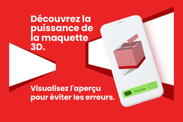 obtenir un aperçu en temps reel de l'emballage de Noel