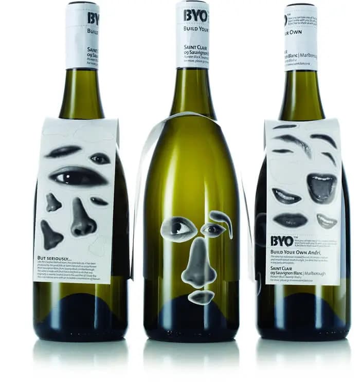 etichetta packaging vino