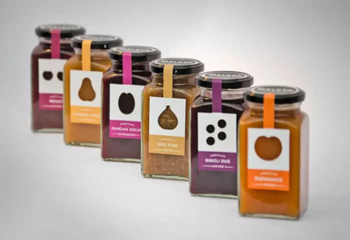 kreative Verpackung beschriftung
