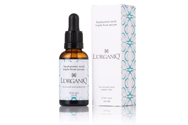 Serum L'Organiq y caja de solapa Packly