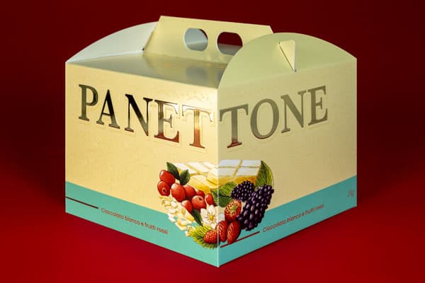 scatola panettone packly bauletto con maniglia