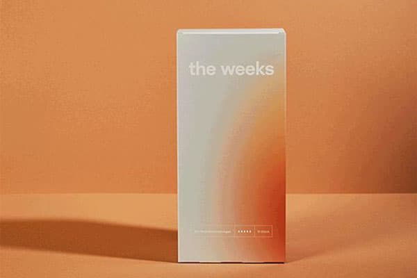 Peach Fuzz pantone verpackung