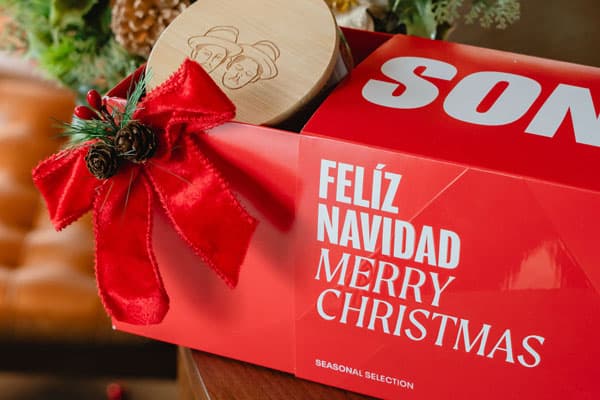 Scatola caffè natalizia