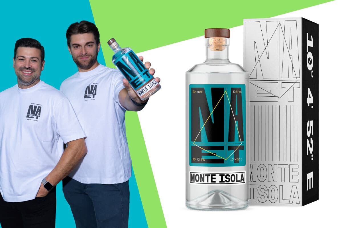 Packaging per gin, la storia di Naèt
