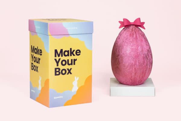 Caja con tapa cerrada