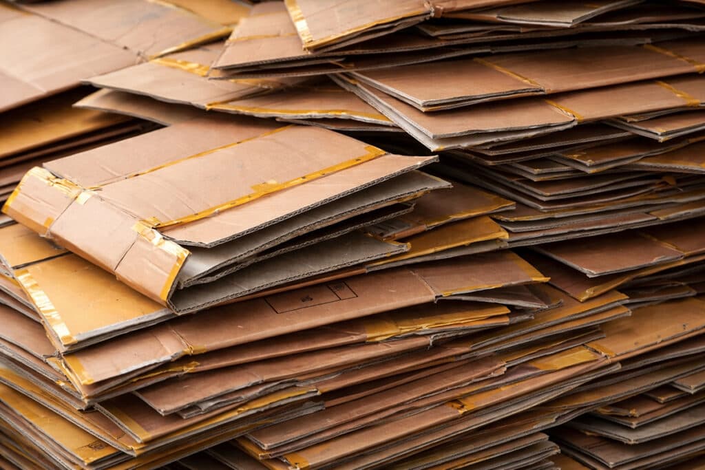 Déchets d'emballage