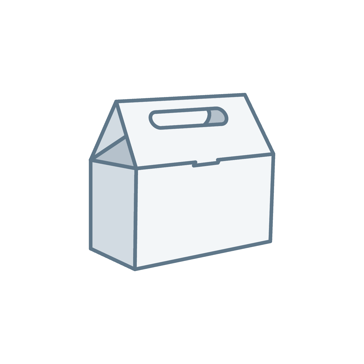 Scatola a soffietto parziale