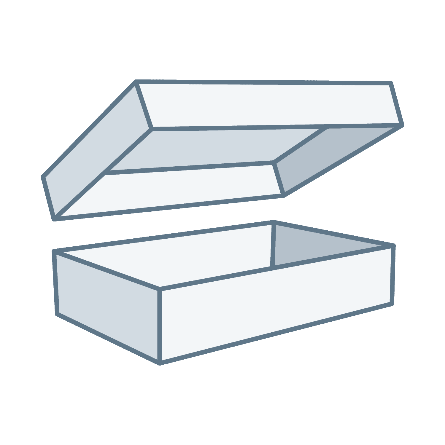 Scatola fondo e coperchio