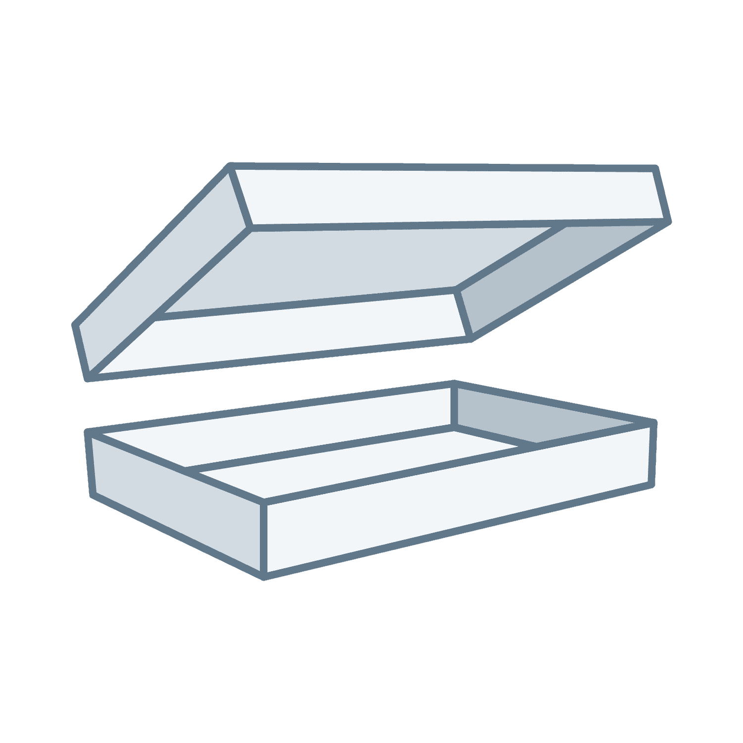 Scatola fondo e coperchio