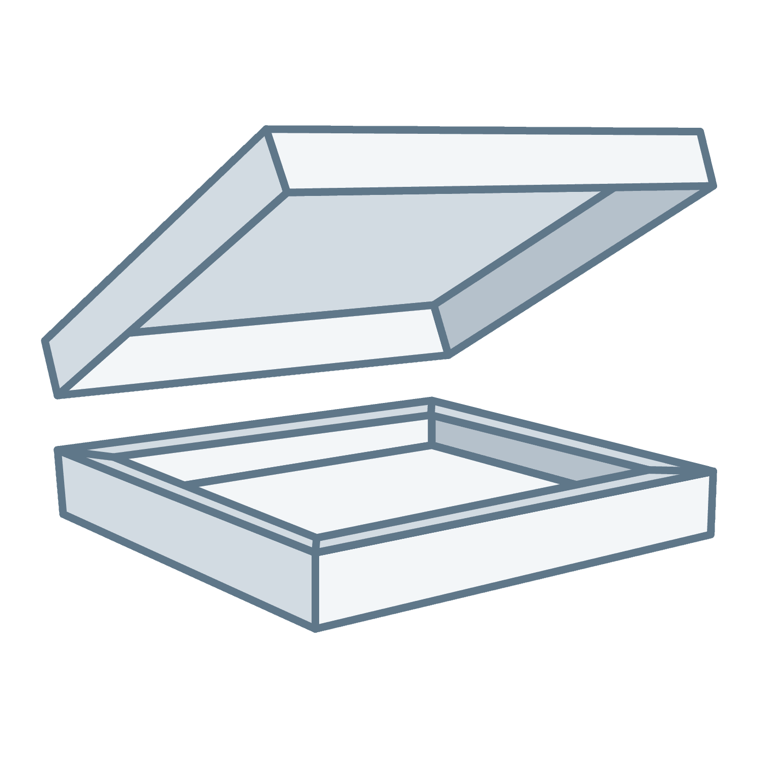 Scatola fondo e coperchio