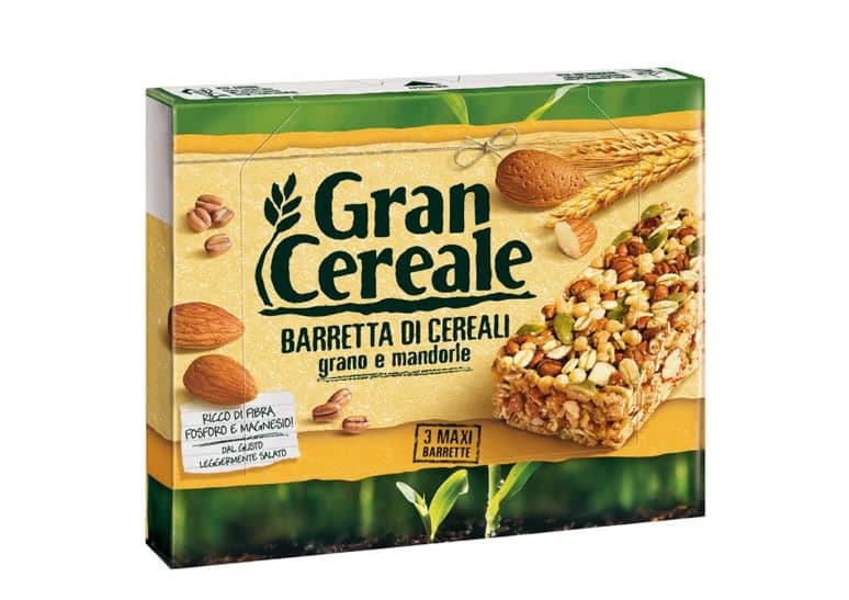 Packaging che utilizza il giallo e il verde per comunicare con il cliente.