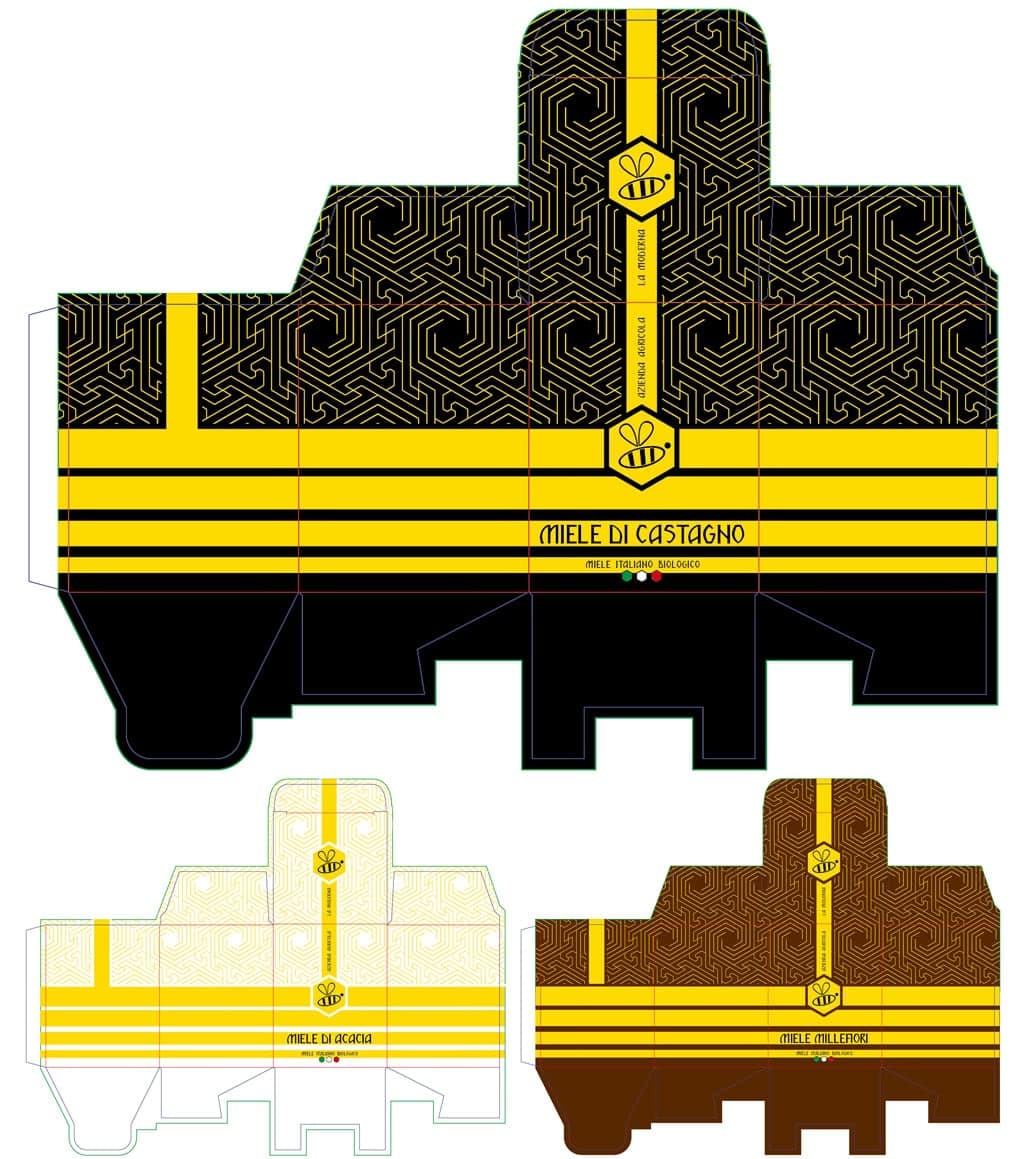 honey packaging die-cut