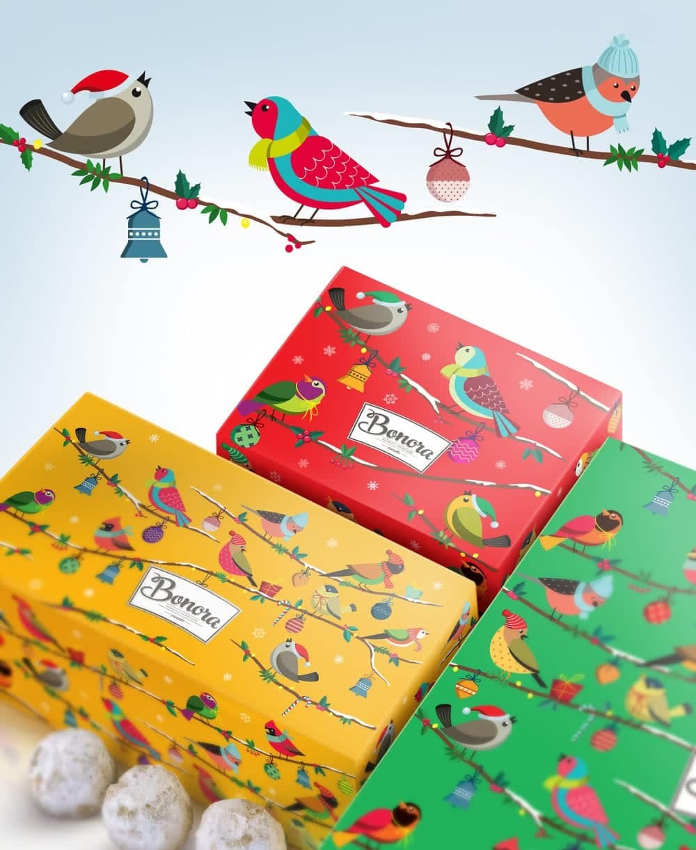 scatola natalizia cioccolata