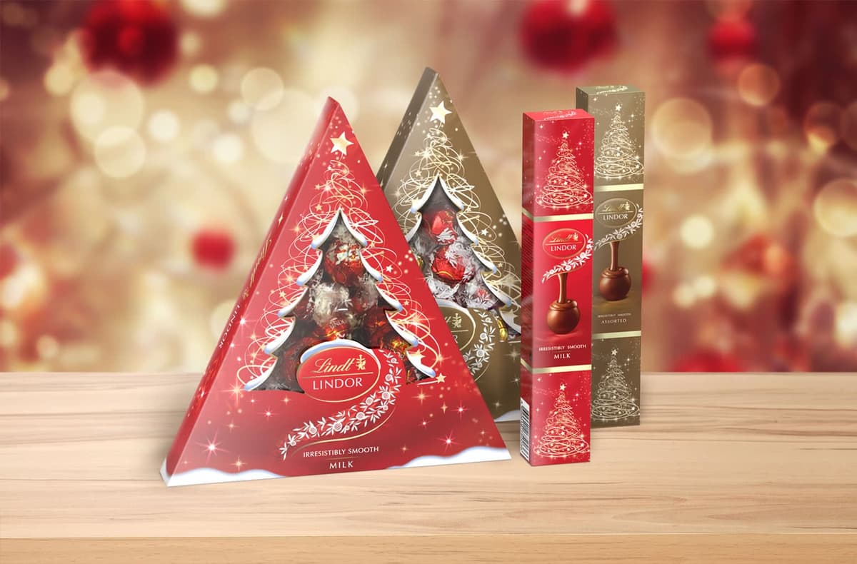 scatola lindt natale