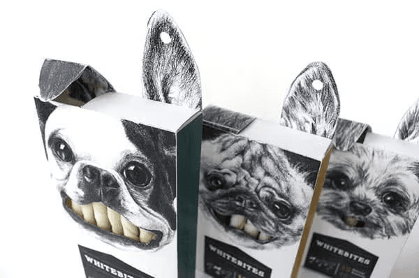 Pet food packaging by Cecilia