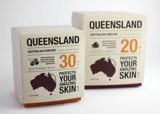 packaging crema solare