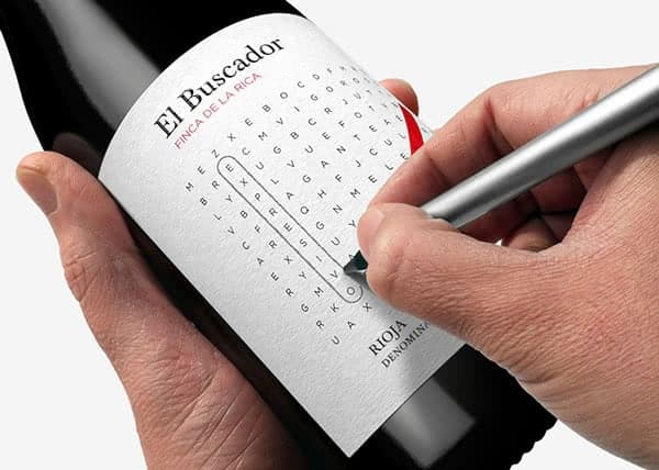 Interactive Spanish Wine Label
