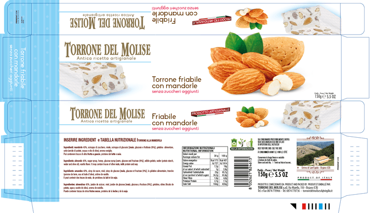 packaging torrone
